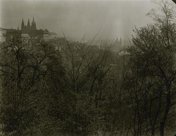 JOSEF SUDEK (1896-1976) View of Prague * Panorama, Stredohori Landscape.